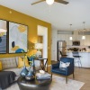 Open concept living room and kitchen