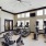 Fitness room with workout equipment